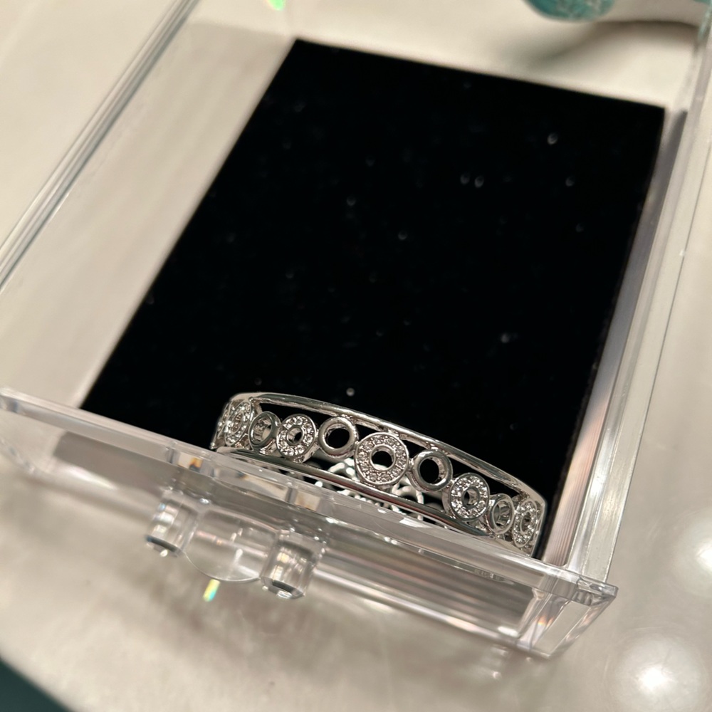 Touchstone Crystal Bangle Bracelet - image 2